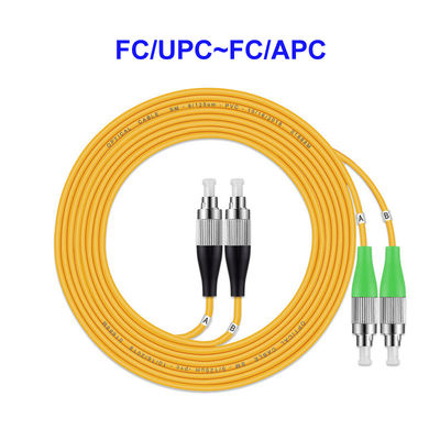FC UPC FC APC Fiber Optic Pigtail , Single Mode Dual Core Fiber Jumper Cables